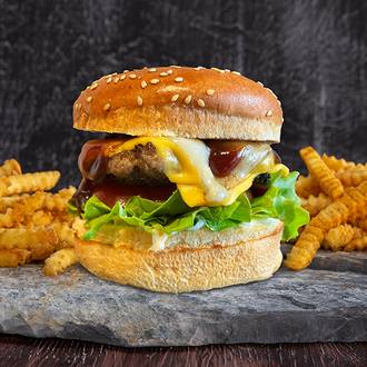 Regular Smash Cheese Burger görseli