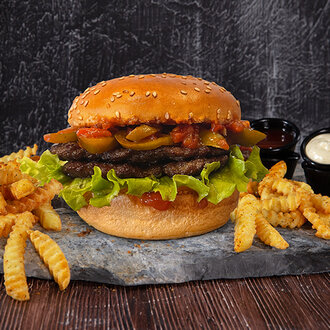 Ohannes Smash Spicy Burger görseli