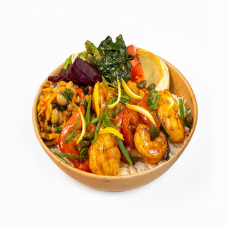 Soslu Karides Bowl görseli