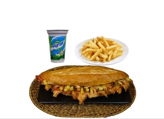 Tam Ekmek Arası Tavuk Döner Menü görseli