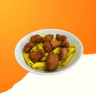 Makarna Üstü Çıtır Tavuk görseli