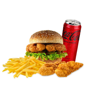 Maxi Chicken Burger Menü görseli