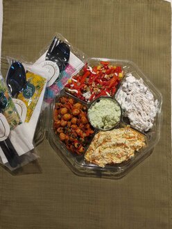 5 Li Dolu Dolu Meze Tabağı görseli