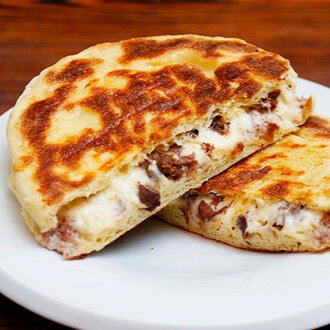 Kavurmalı Kaşarlı Bazlama Tost görseli