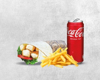Klasik Küp Tavuklu Dürüm Menü görseli