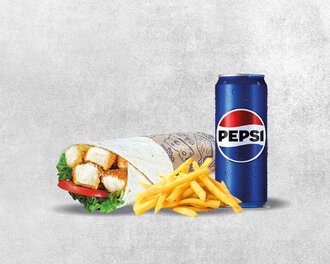 Klasik Küp Tavuklu Dürüm Menü görseli