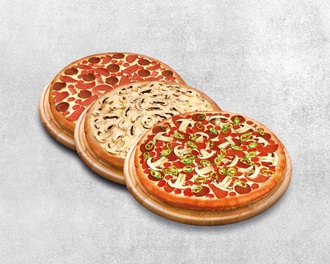 3'Lü Büyük Boy Pizza görseli