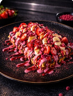 Raspber Ry Lover Waffle görseli