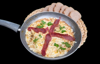 Pastırmalı Kaşarlı Menemen görseli