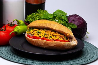 Baharatlı Kıymalı Yumurta Sandviç görseli