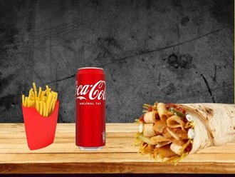 Hatay Döner Dürüm + İçecek + Patates görseli