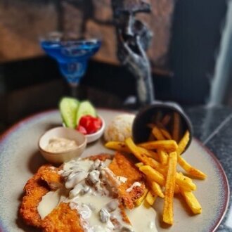 Mantar Soslu Tavuk  Schnitzel görseli