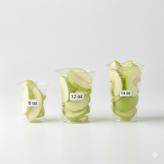 Dilimlenmiş Yeşil Elma görseli