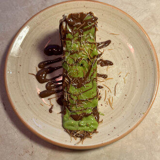 Dubai Çikolatalı San Sebastian görseli