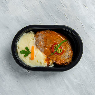 Püreli Rosto Köfte görseli