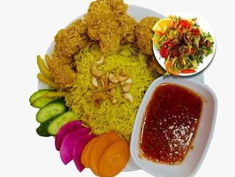 Pilav Üstü Crispy Tavuk görseli