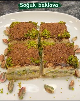Fıstıklı Soğuk Baklava (500 Gr.) görseli