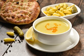 Süzme Mercimek Çorbası görseli