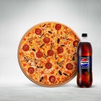 Büyük Boy Pizza & İçecek (1 L.) Menü görseli