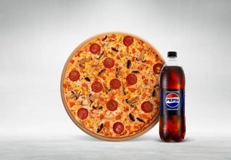 Büyük Boy Pizza & İçecek (1 L.) Menü görseli