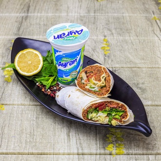 Çiğ Köfte Dürüm & Ayran Menü görseli