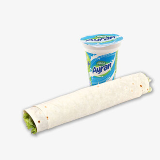 Çiğ Köfte Dürüm & Ayran Menü görseli