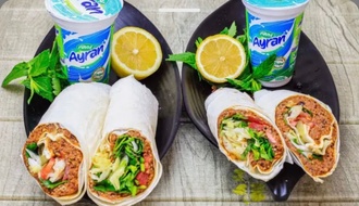 5'Li Mega Çiğ Köfte Dürüm & 5'Li Ayran Menü görseli