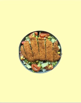 Schnitzel Salata görseli