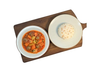 Sebzeli Sulu Köfte & Pirinç Pilavı (400 Gr.) görseli