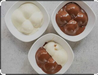Karışık Çikolatalı Profiterol (12 Adet) görseli