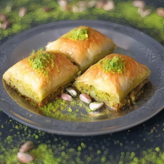 Bohça Baklava (7 Dilim) (500 Gr.) görseli