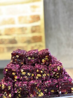 Gül Yaprak Narlı Fıstıklı Lokum (500 Gr.) görseli