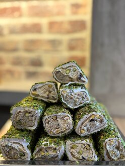 Mega Fıstık Kremalı Sarma Lokum (250 Gr.) görseli