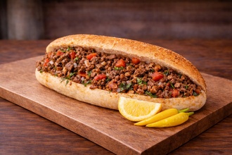 Ekmek Arası Et Tantuni + Sütaş Tatlım (65 Gr ) + Ayran 17 (17 Cl ) görseli