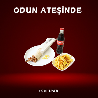Tavuk Döner Dürüm (1.5 Porsiyon) Menü görseli