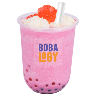 Strawberry Boba Bubble Tea görseli