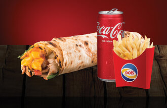 Dois Mega Klasik Menü (110 G) görseli