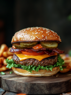 Smoked Prime Burger görseli