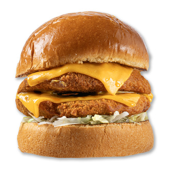 Şnitzel Burger (Vejetaryen) (Double) görseli