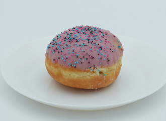 Purple White Donut görseli