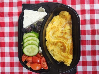 Omletli Kahvaltı Tabağı görseli