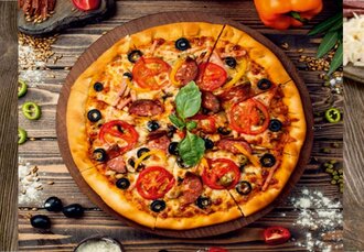 Karışık Pizza (33 Cm.) görseli