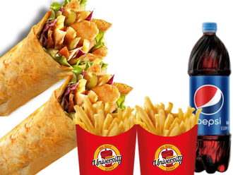 University 2'Li Menü + Pepsi (1 Lt.) görseli
