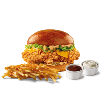 Cajun Chessy Burger görseli