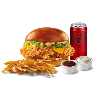 Cajun Chessy Burger Menü görseli