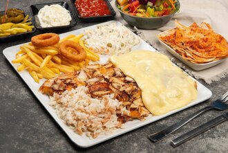 1,5 Porsiyon Kaşarlı Pilav Üstü Tavuk Döner görseli