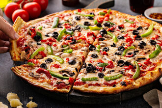 Vejetaryen Pizza (Küçük Boy) görseli