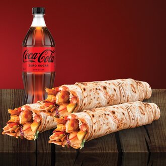 3'Lü Large Zurna Tavuk Döner Menü görseli