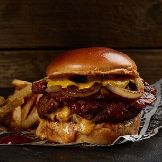 Teksas Barbekü Burger görseli