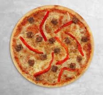 Kavurmalı Pizza (Büyük) görseli